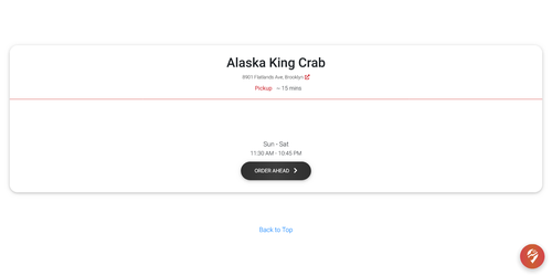 Alaska King Crab