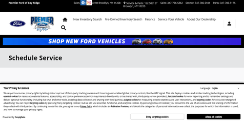 Premier Ford of Bay Ridge Service